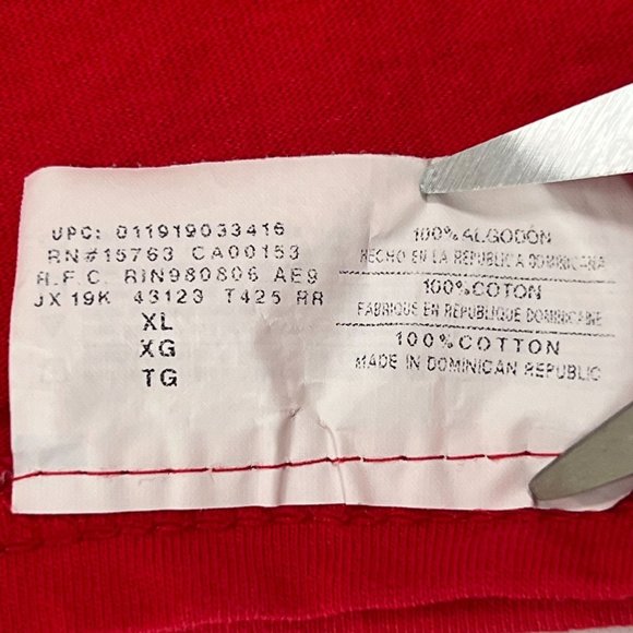 Tom Brady‎ Tampa Bay Buccaneers Champion XL T-Shirt Face Graphic Print Red - Picture 5 of 8